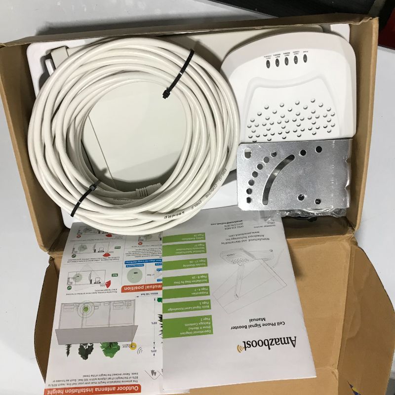 Photo 2 of Amazboost Cell Phone Signal Booster for Home and Office - Up to 1