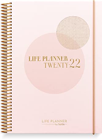 Photo 1 of Burde 2022 Planner Life Planner Pink | Weekly & Monthly | 12 months | 20 December 2021-8 January 2023 | 5-7/8" x 8-1/4"