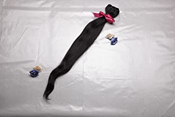 Photo 1 of Straight Virgin Remy Hair Bundle Hair Extensions 12A Grade Straight Bundles Human Hair 24 Inches Unprocessed 100%Virgin Hair Straight Bundles Human Hair