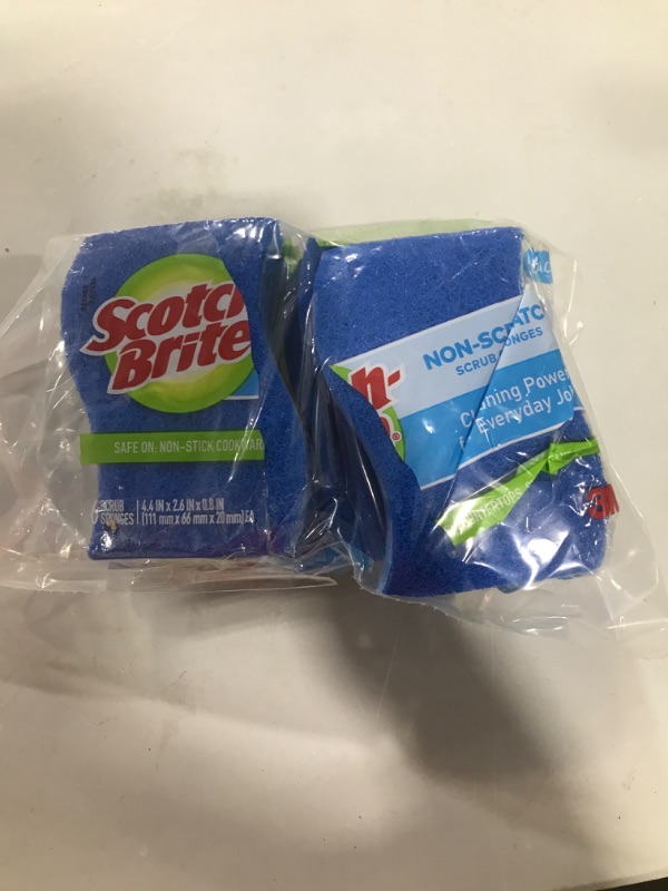 Photo 1 of 6-PACK SCOTCH BRITE SPONGES