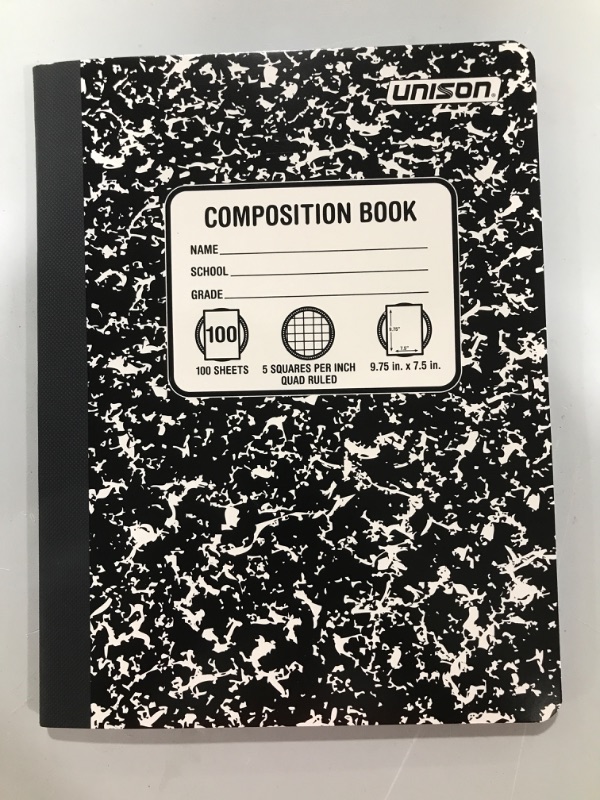 Photo 1 of COMPOSITION BOOK  100 SHEETS PER BOOK   **24 NOTEBOOKS IN BOX