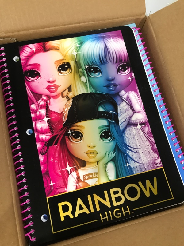 Photo 1 of 24 RAINBOW HIGH SPIRAL NOTEBOOKS