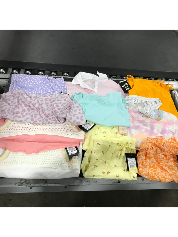 Photo 1 of A box lot of miscellaneous children's clothing, this item contains girls clothing. SIZES VARY. 