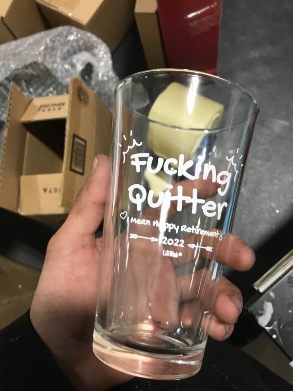 Photo 1 of glass cup 