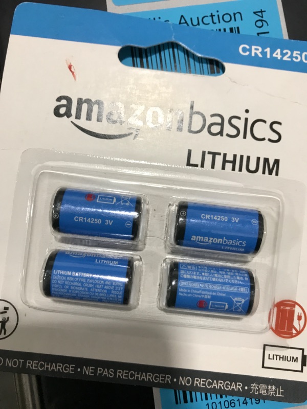 Photo 1 of amazon basics lithium battery 