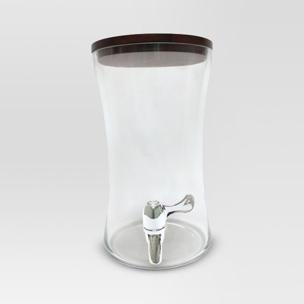 Photo 1 of 5.8L Glass Beverage Dispenser with Acacia Lid - Threshold™

