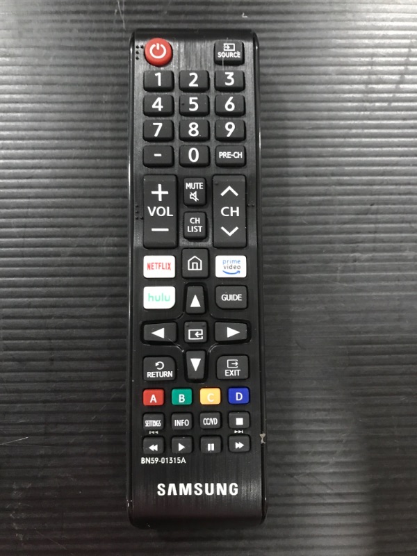 Photo 2 of Samsung Remote Control (BN59-01315A) for Select Samsung TVs - Black