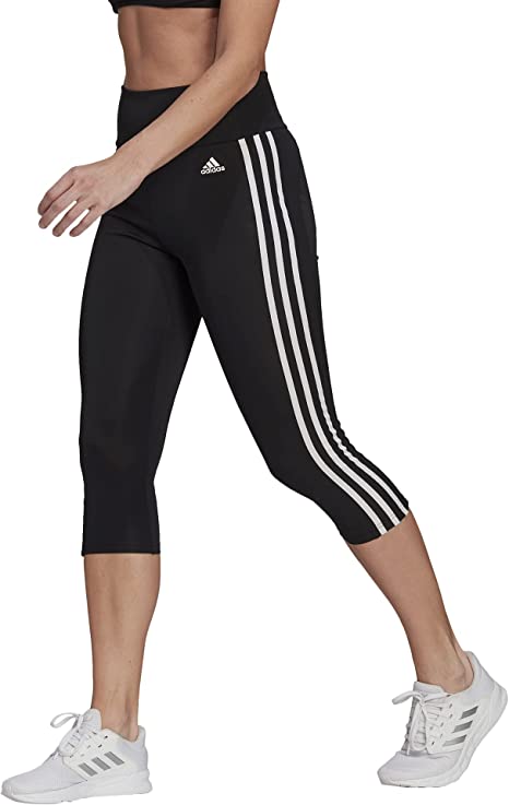 Photo 1 of Adidas Women's Designed 2 Move High-Rise 3-Stripes 3/4 Sport Tights
Size: S