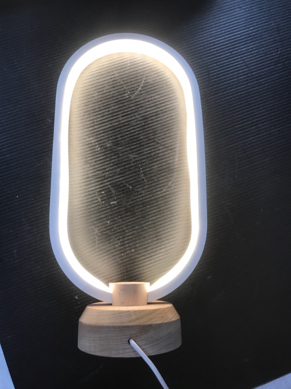 Photo 2 of LONRISWAY LED Wood Desk Lamp