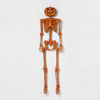 Photo 1 of 60" Posable Pumpkin Skeleton Halloween Decorative Mannequin - Hyde & EEK!