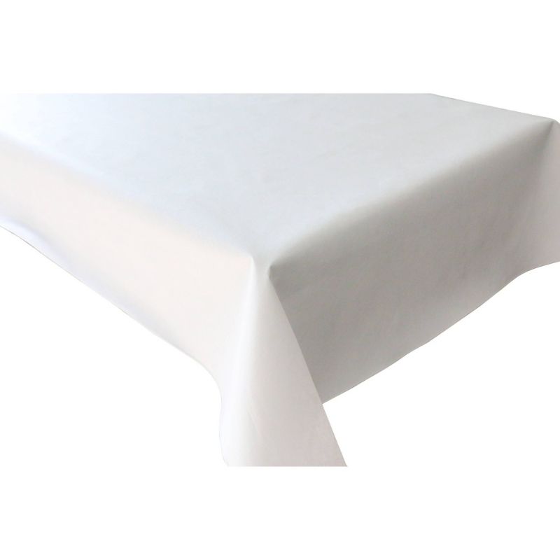 Photo 1 of 52" X 120" PEVA Table Pad White - Threshold™
