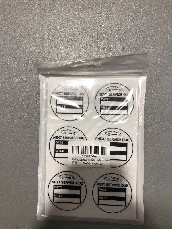 Photo 1 of 2 INCH BLACK WINDSHEILD STIKERS 100 CT