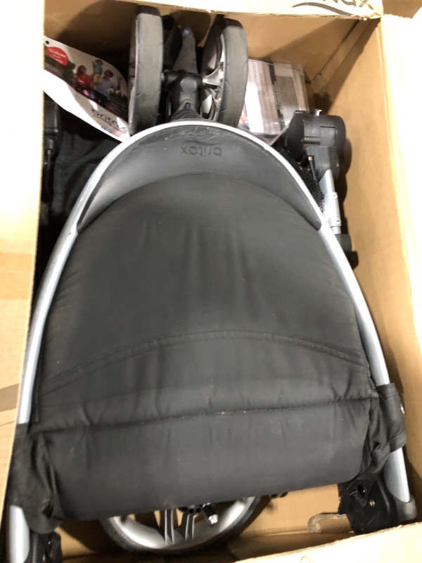 Photo 2 of Britax B-Lively Lightweight Stroller, Raven - One Hand Fold, Large UV50+ Canopy, All Wheel Suspension Single Raven