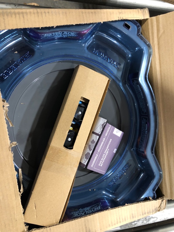 Photo 1 of BEYBLADE Burst Pro Series Evo Elite Champions Pro Set -- Complete Battle Game Set with Beystadium, 2 Battling Top Toys and 2 Launchers Frustration-Free Packaging