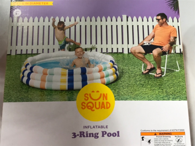 Photo 1 of 3 Ring Pool stripes Sun Squad™
