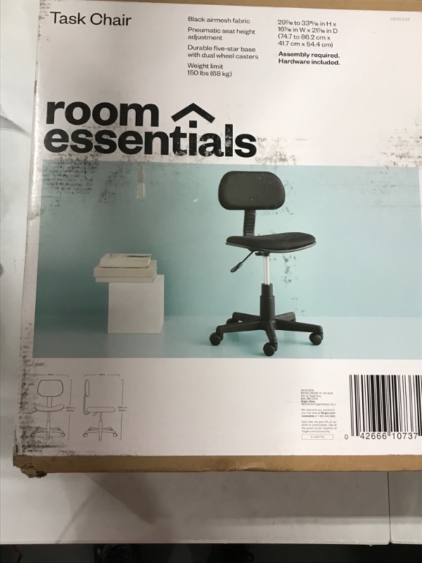 Photo 1 of Task Chair Black - Room Essentials™