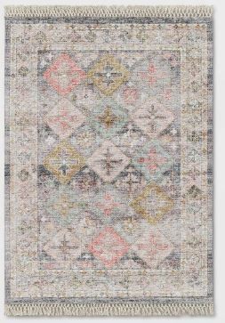 Photo 1 of 5x7 Geometric Printed Tile Persian Rug - Opalhouse™

