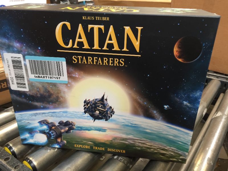 Photo 2 of CATAN Starfarers Board Game 2nd Ed. (Base Game) | Family Board Game for Adults and Kids | Adventure Board Game | Ages 14+ | 3 to 4 players | Average Playtime 120 minutes | Made by Catan Studio