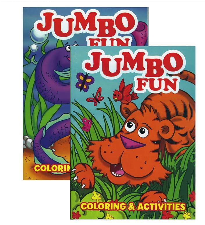 Photo 1 of Jumbo Fun Coloring & Activity Book, PacK of 4