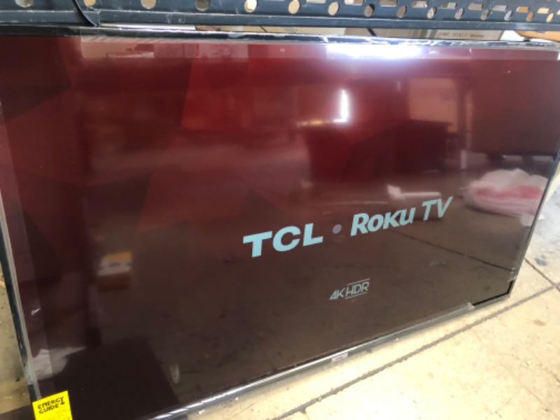 Photo 3 of TCL 55" Class 4-Series 4K UHD HDR Smart Roku TV – 55S435, 2021 Model 55 in TV Only - opened for testing 