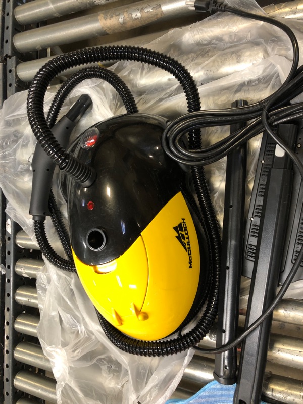 Photo 2 of McCulloch MC1375 Canister Steam Cleaner with 20 Accessories, Extra-Long Power Cord, Chemical-Free Cleaning for Most Floors, Counters, Appliances, Windows,...
