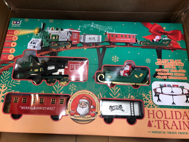 Photo 1 of HOLIDAY TRAIN SET CHILDRENS TOYS