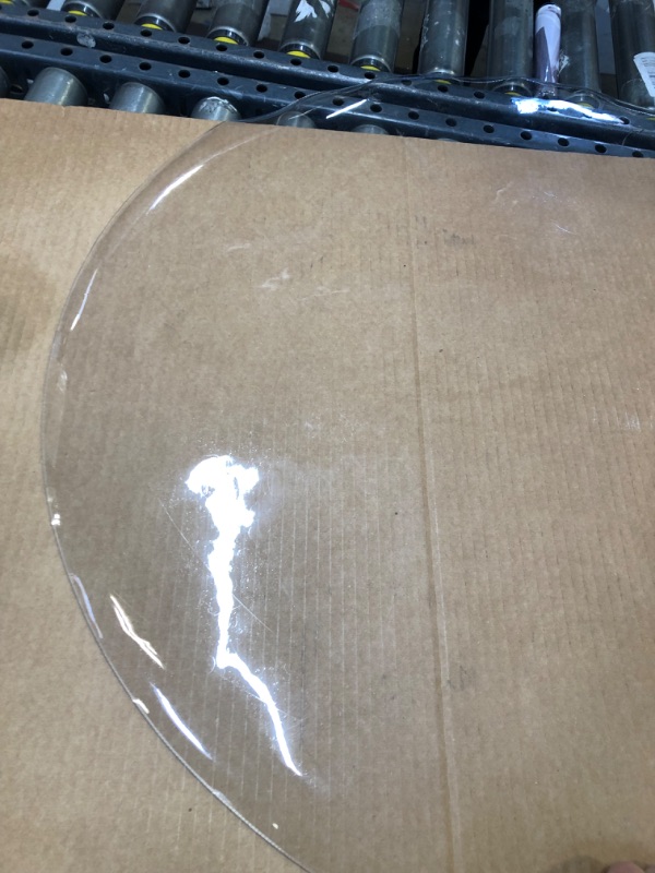 Photo 2 of 30 IN DIAMETER Clear Table Protector, Clear Round Table Cover Protector, Round Table Top Protector, Round Plastic Table Protector for Dining Room Table