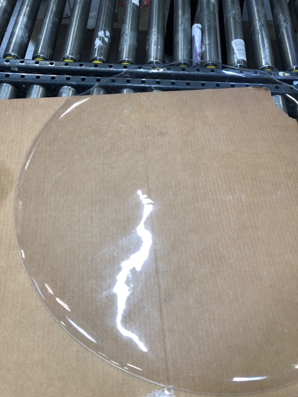 Photo 3 of 30 IN DIAMETER Clear Table Protector, Clear Round Table Cover Protector, Round Table Top Protector, Round Plastic Table Protector for Dining Room Table