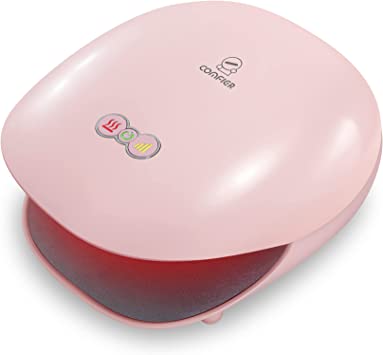 Photo 1 of COMFIER Wireless Hand Massager with Heat -3 Levels Compression & Heating,Rechargeable Hand Massager Machine for Carpal Tunnel,Ideal Gifts for Women (Petal Pink)