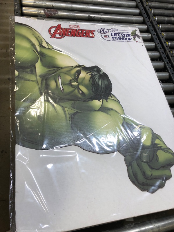 Photo 2 of Advanced Graphics Hulk Life Size Cardboard Cutout Standup - Marvel's Avengers Animated Hulk 