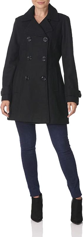 Photo 1 of Anne Klein Women's Classic Double Breasted Coat L
