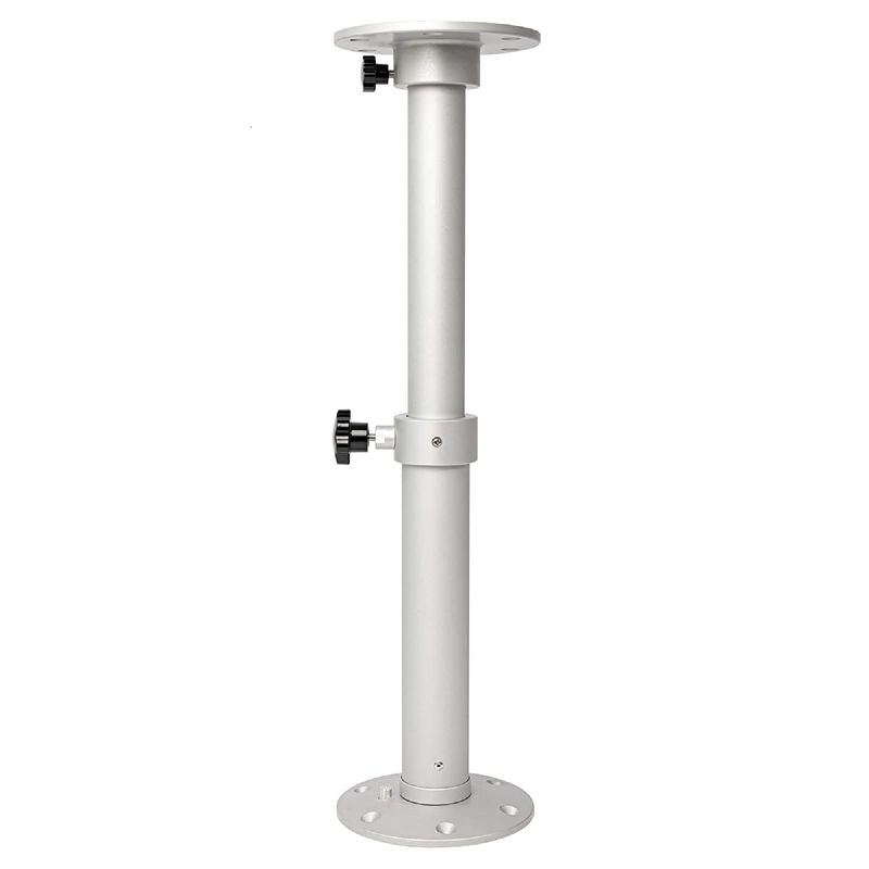 Photo 1 of Adjustable Table Pedestal Detachable Table Base Stand Leg Base Mount Frame 17.8?27.2 inch Aluminum Alloy Table Base Kit for RV Boat Yacht (1#)
