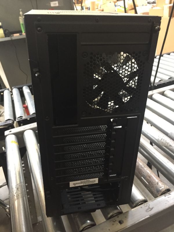 Photo 4 of NZXT H510 - CA-H510B-B1 - Compact ATX Mid-Tower PC Gaming Case - Front I/O USB Type-C Port - Tempered Glass Side Panel - Cable Management System - Water-Cooling Ready - Black, Non i-Series ---- BROKEN LEG ON BOTTOM 
