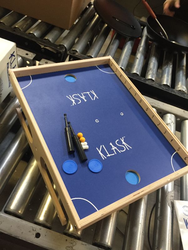 Photo 3 of KLASK: The Magnetic Award-Winning Party Game of Skill - for Kids and Adults of All Ages That’s Half Foosball, Half Air Hockey Original