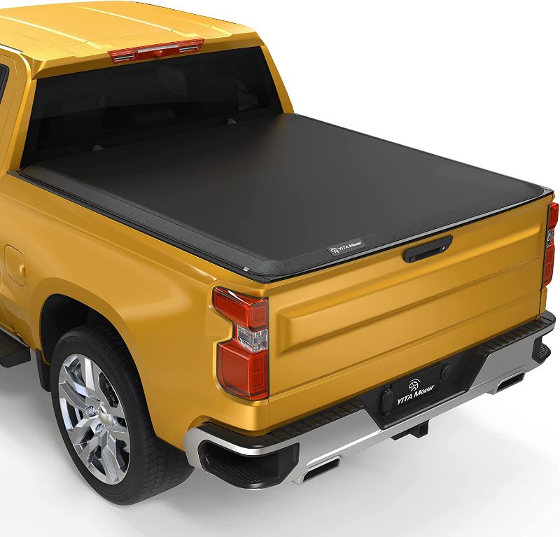 Photo 1 of YITAMOTOR Soft Roll Up Truck Bed Tonneau Cover Compatible with 2019-2023 Chevy Silverado/GMC Sierra 1500 New Body Style, Fleetside 5.8 ft Bed

