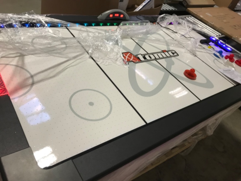 Photo 1 of Atomic  LED Light UP Arcade Air Powered Hockey Tables 