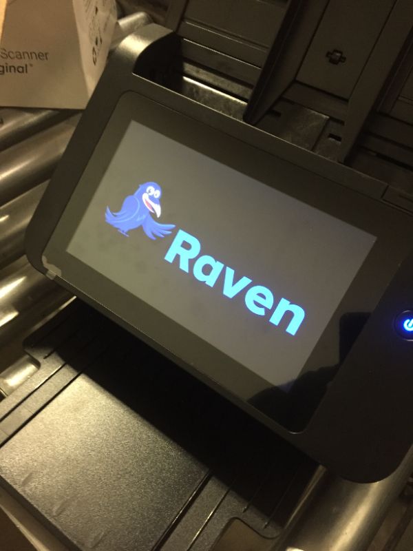 Photo 4 of Raven Original Document Scanner - Huge Touchscreen, Color Duplex Feeder (ADF), Wireless Scanning to Cloud, WiFi, Ethernet, USB, Home or Office Desktop (2nd Gen) (Renewed) Black