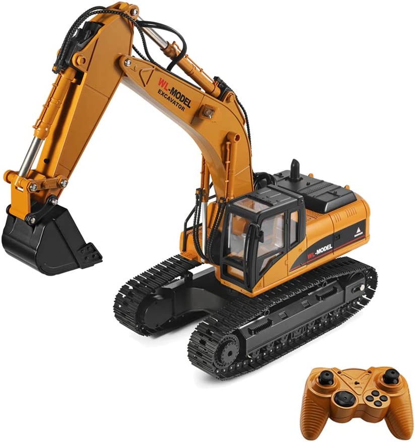 Photo 1 of GoolRC WLtoys XKS 16800 RC Excavator, 1:16 Scale 2.4Ghz Electric Remote Control Excavator Toy Truck, RC ConstructionTractor with Light and Sound, RC Car for Boys Girls Adult
