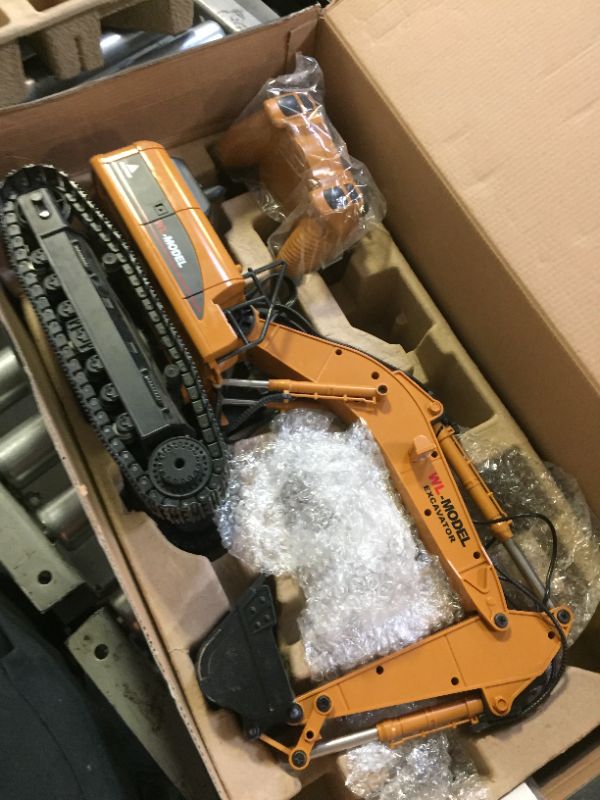 Photo 1 of GoolRC WLtoys XKS 16800 RC Excavator, 1:16 Scale 2.4Ghz Electric Remote Control Excavator Toy Truck, RC ConstructionTractor with Light and Sound, RC Car for Boys Girls Adult
