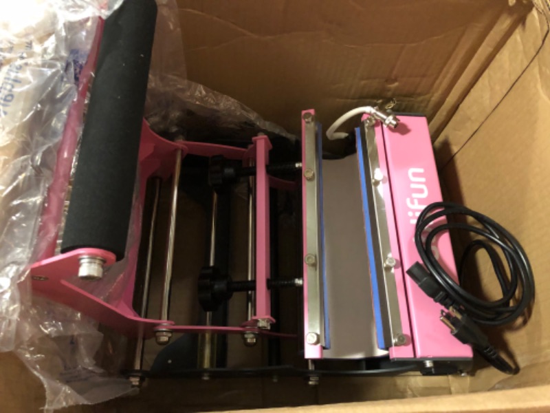 Photo 1 of Pink Tumbler Mug Heat Press Machine