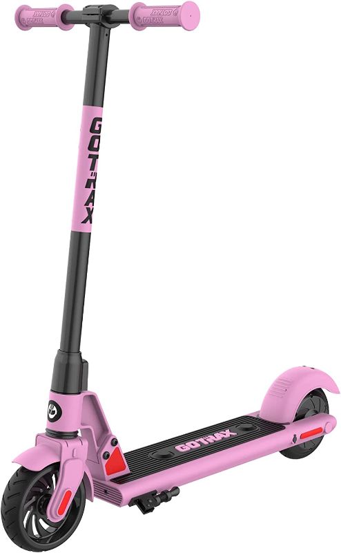 Photo 1 of Gotrax GKS Electric Scooter for Kid Ages 6-12, Max 4 Miles Range and 7.5 Mph Speed, 6" Solid Rubber Wheels UL2272 Certification, Lightweight Electric Kick Scooter for Kids Boy Girl