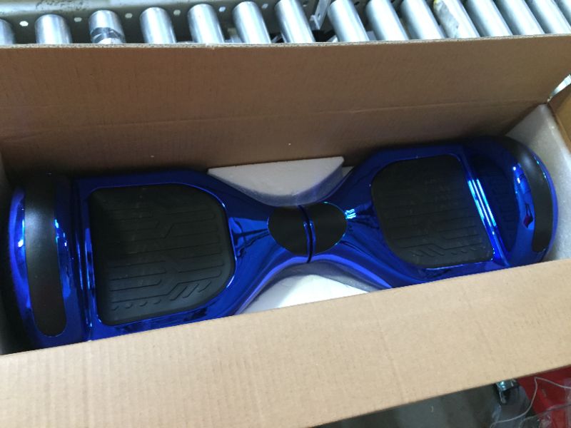 Photo 1 of electric self balancing blue chrome 