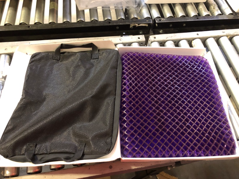 Photo 2 of Purple Royal Seat Cushion - Seat Cushion for The Car Or Office Chair - Temperature Neutral Grid