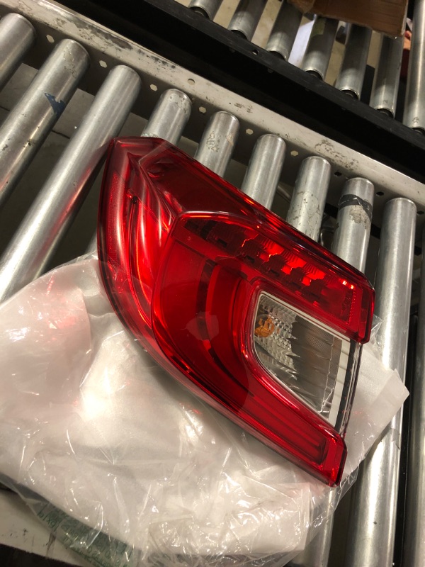 Photo 1 of AKKON - Fits 2018-2022 Honda Accord Sedan LED DRL Running Chrome Red Clear Tail Light Brake Lamp Outer Driver LEFT Replacement