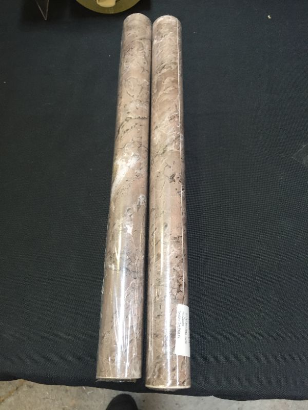 Photo 1 of 15.7"x78.8" Marble Contact Paper Brown Peel and Stick Wallpaper Self Adhesive Removable Marble Contact Paper Countertops Contact Paper for Kitchen Bathroom Cabinet Furniture Waterproof Wallpaper 2 PACK 
