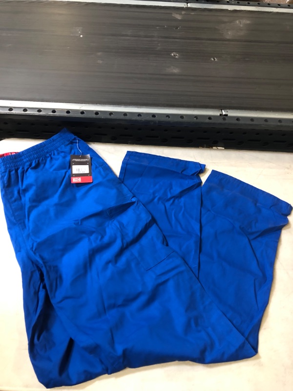 Photo 3 of Dickies EDS Signature Women Scrubs Pant Natural Rise Tapered Leg Pull-on 86106 Large Tall Royal - LV - DAMAGES SHOWN IN PICTURES