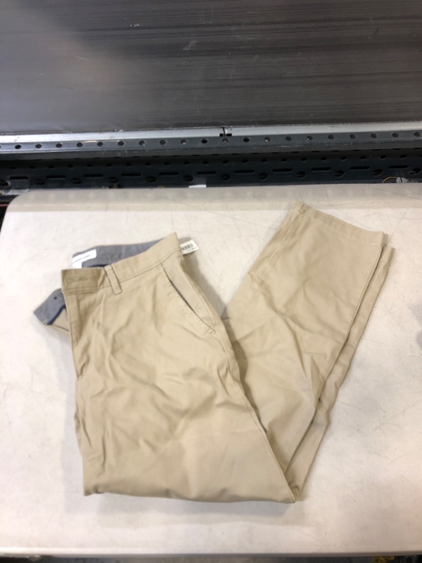 Photo 2 of Amazon Essentials Men's Slim-Fit Casual Stretch Khaki Pant 29W x 28L Khaki Brown
