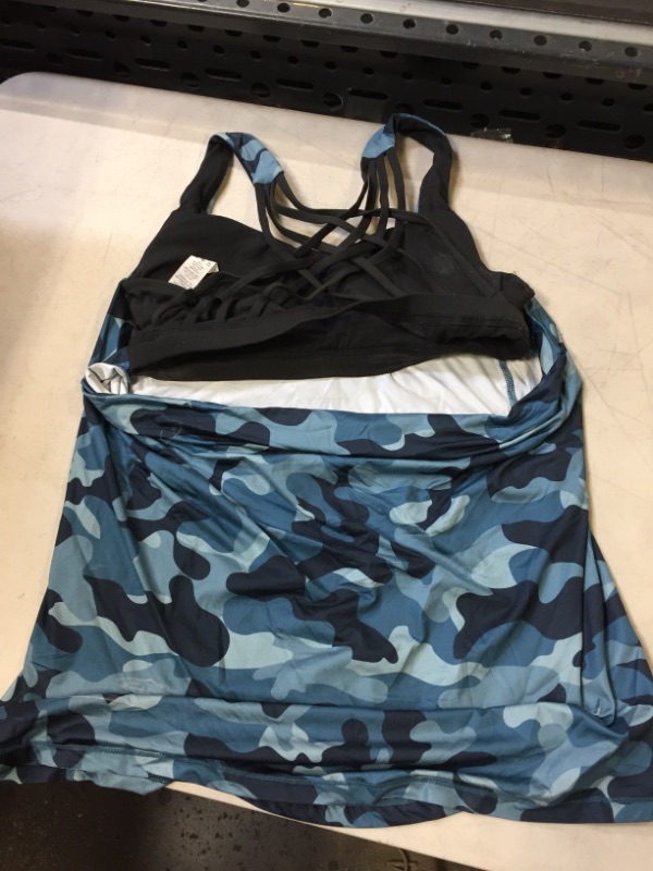 Photo 2 of BLUE CAMO TANK TOP - M