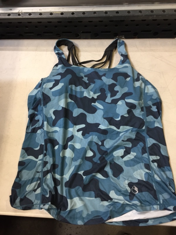 Photo 1 of BLUE CAMO TANK TOP - M