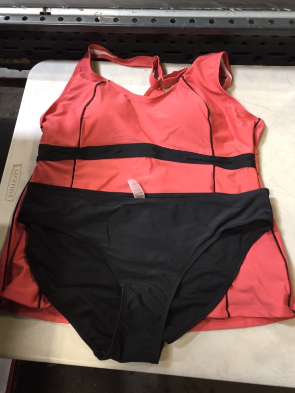 Photo 1 of 2 PC WOMENS BATHING SUIT - XL